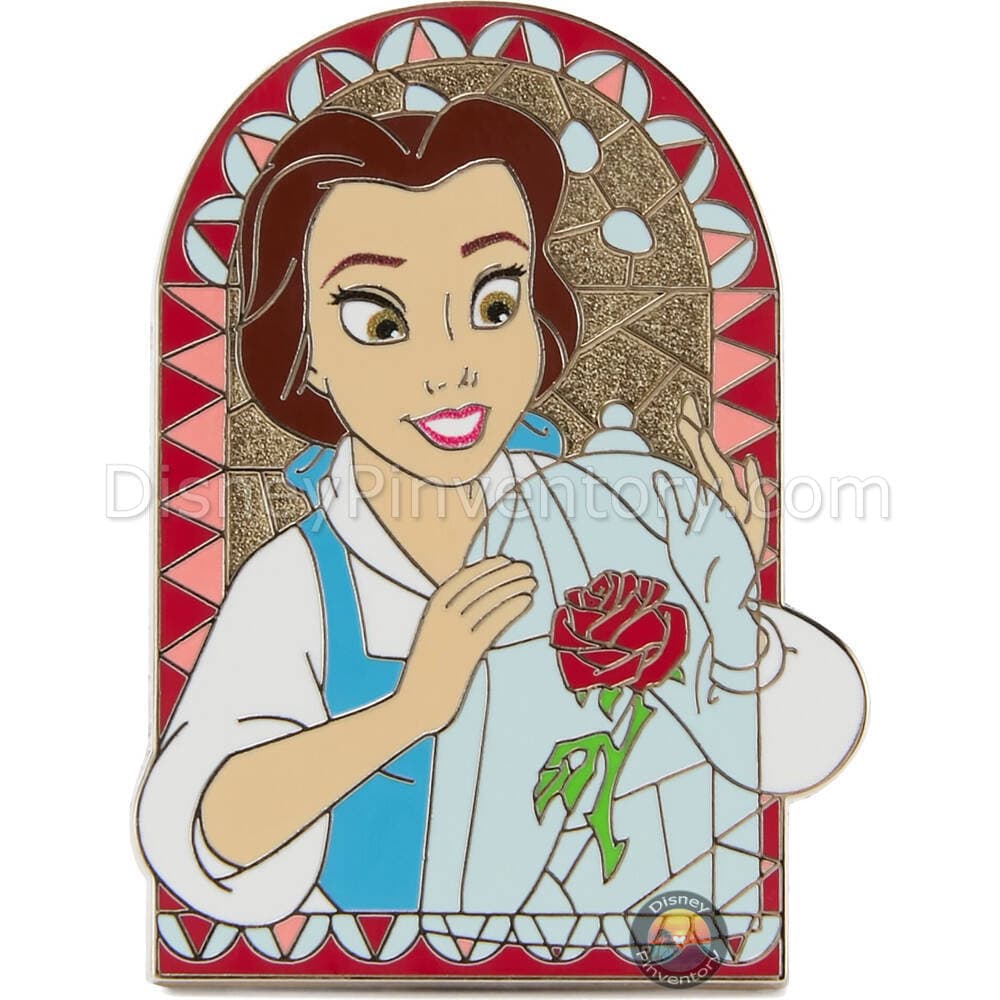 Belle and Rose Pin - Beauty and the Beast - Pin 44173