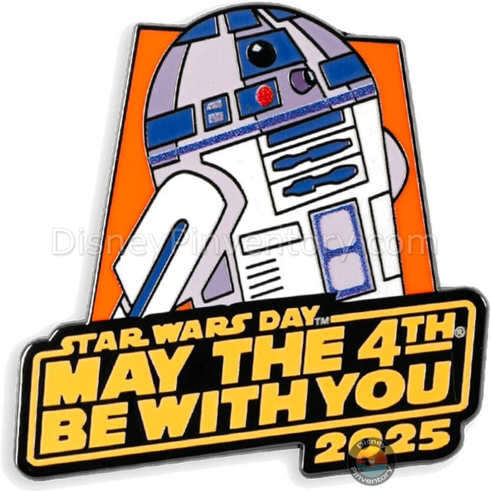 Star Wars Day ''May the 4th Be With You'' 2025 Mystery Pin Set - R2-D2 - Pin 44202
