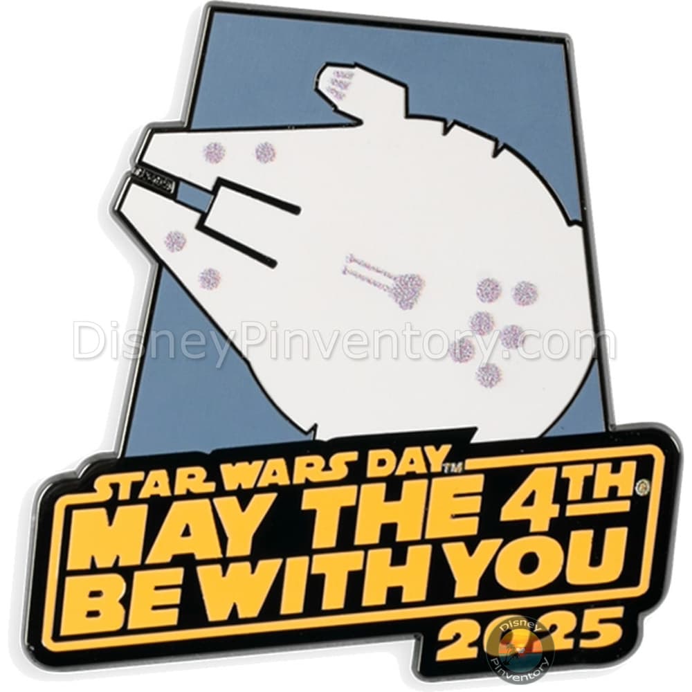 Star Wars Day ''May the 4th Be With You'' 2025 Mystery Pin Set - Millennium Falcon - Pin 44205
