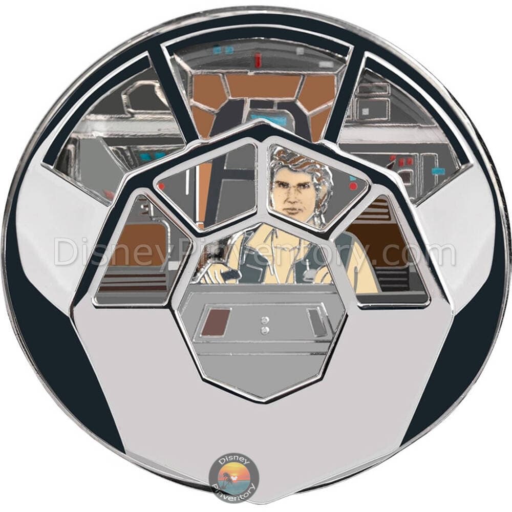 Han Solo Millennium Falcon Jumbo 3D Pin - Star Wars - Pin 44220