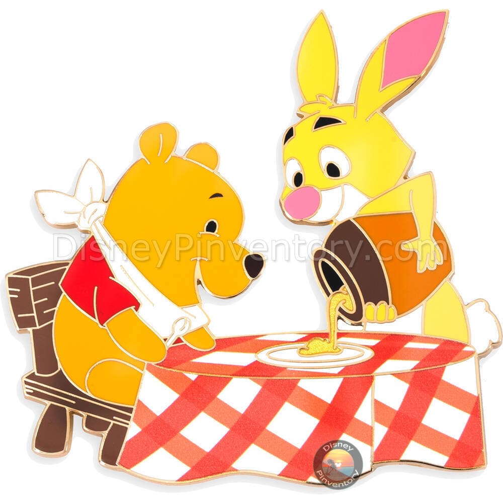 Winnie the Pooh and Rabbit Pin Set - Pooh & Rabbit Pin Only - Hundred Acre Wood Series - May - Pin 44247