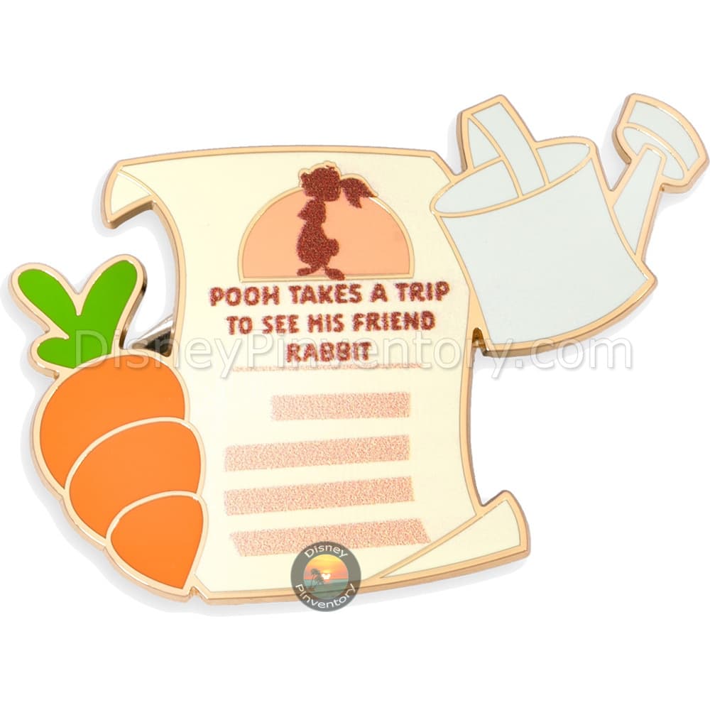 Winnie the Pooh and Rabbit Pin Set - Note Pin Only - Hundred Acre Wood Series - May - Pin 44248