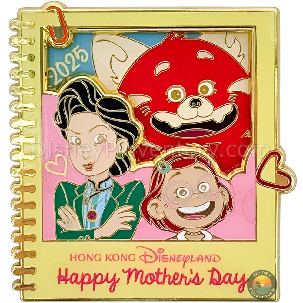 2025 Mother's Day - Turning Red - Hong Kong Disneyland - Pin 44286