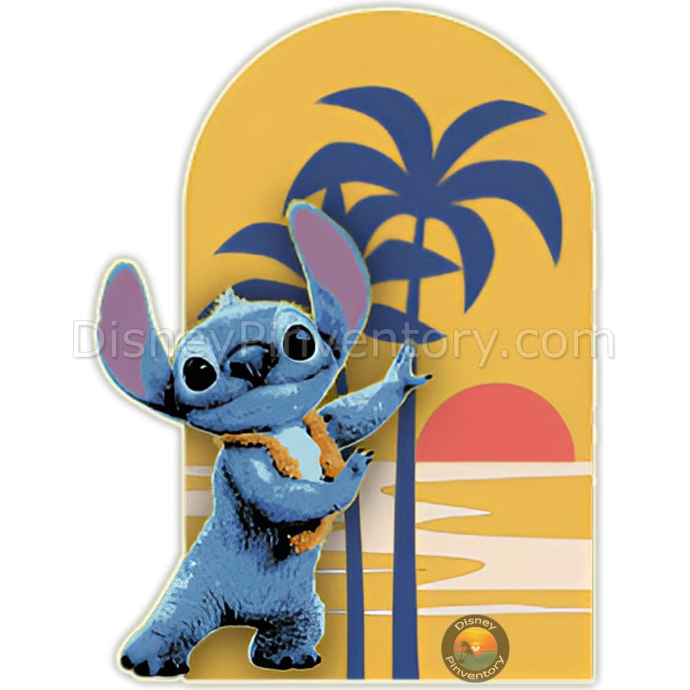 Lilo & Stitch Live Action: Sunshine Stitch Stained Glass Pin - Pin 44348