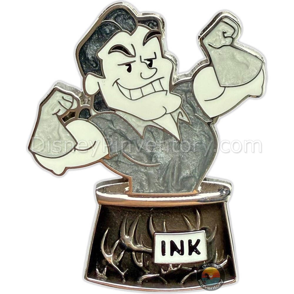 Inkwells of Evil Pin: Gaston - January - Pin 44350