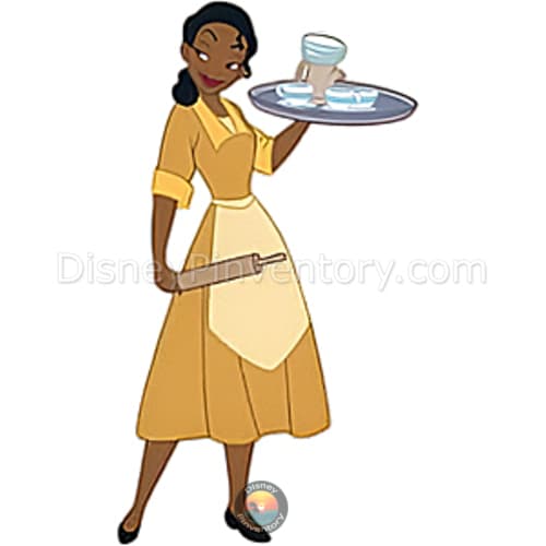 Tiana Outfits of a Fairytale Pin: Yellow Work Uniform - Pin 44396