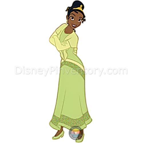 Tiana Outfits of a Fairytale Pin: Green Dress - Pin 44397