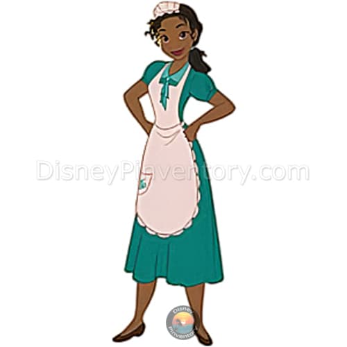 Tiana Outfits of a Fairytale Pin: Green Work Uniform - Pin 44399