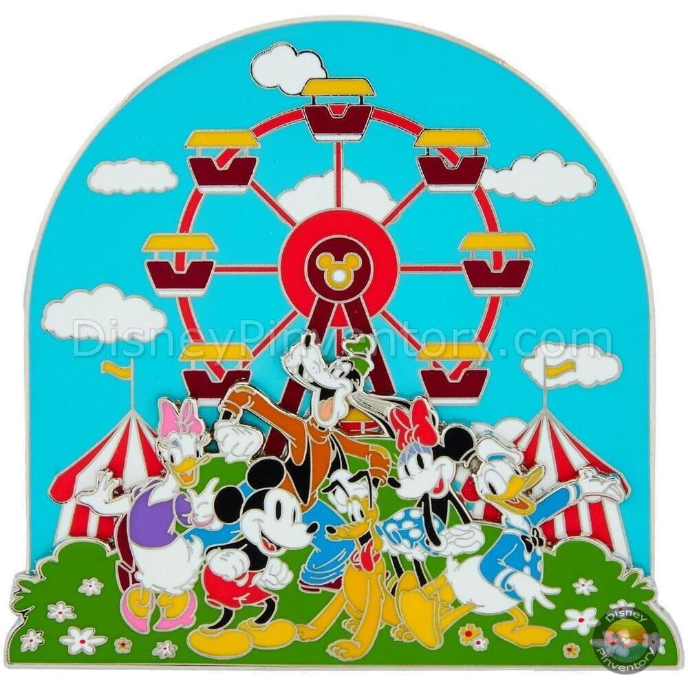 Loungefly Disney Mickey & Friends Fair Layered Pin - BoxLunch Exclusive - Pin 44430