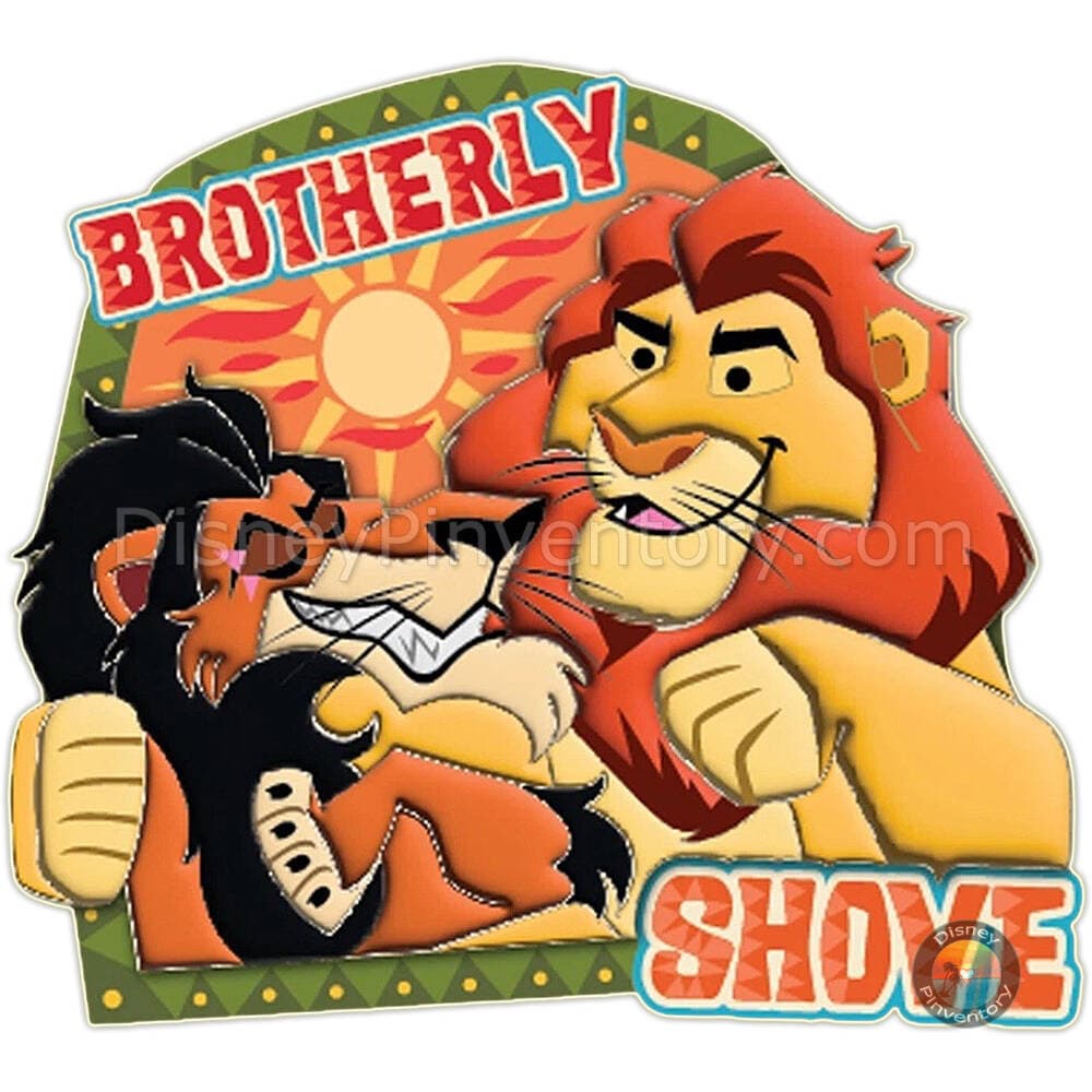 Siblings Series: Scar & Mufasa Pin - Walt Disney Company Store - Pin 44449