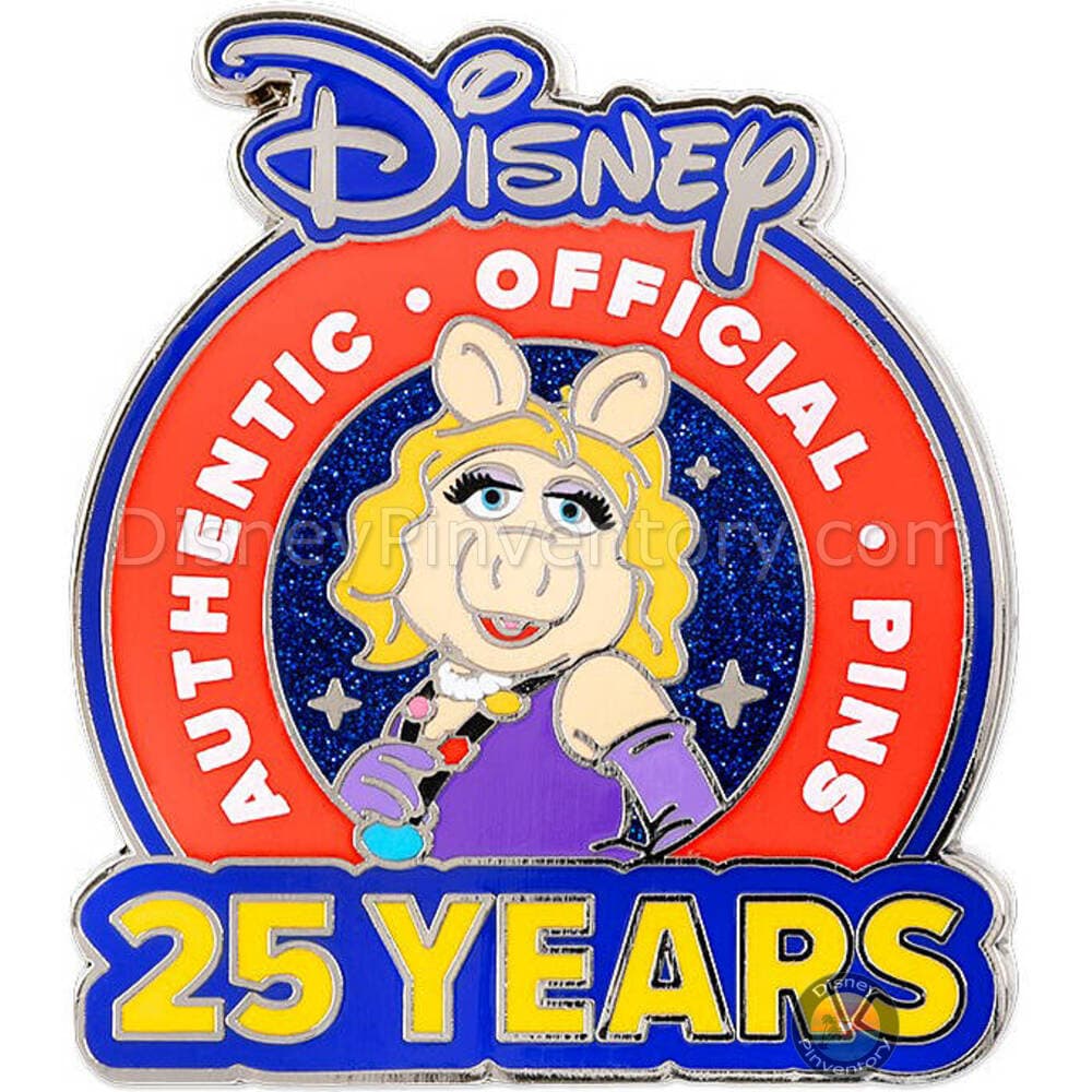 Pin Trading 25th Anniversary Set - Miss Piggy - Pin 44490