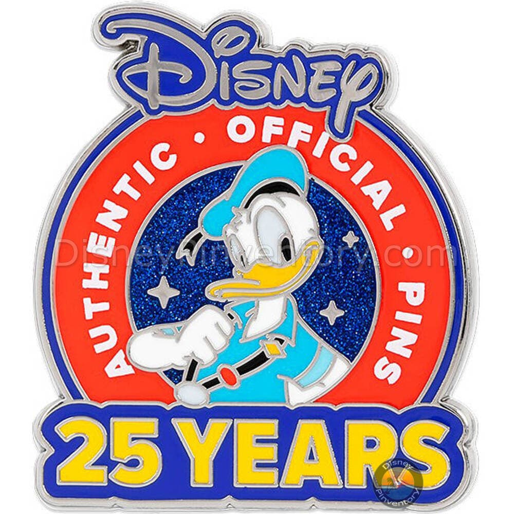 Pin Trading 25th Anniversary Set - Donald Duck - Pin 44495