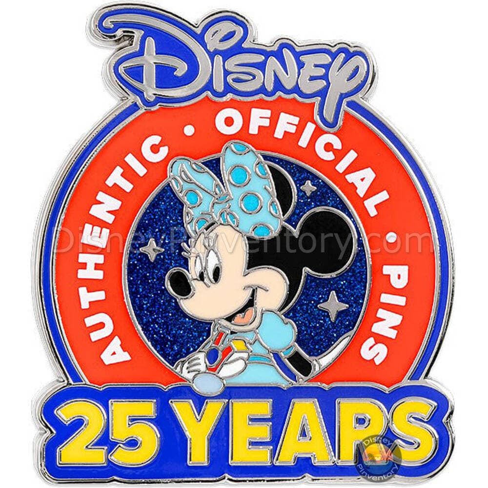 Pin Trading 25th Anniversary Set - Minnie Mouse - Pin 44498