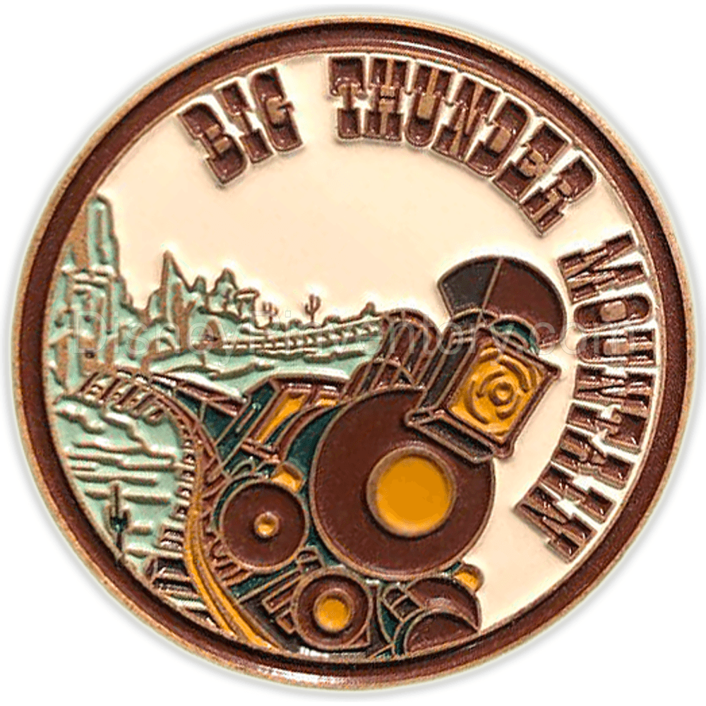 Disneyland Resort Paris - Big Thunder Mountain Attraction Pin - Pin 44506