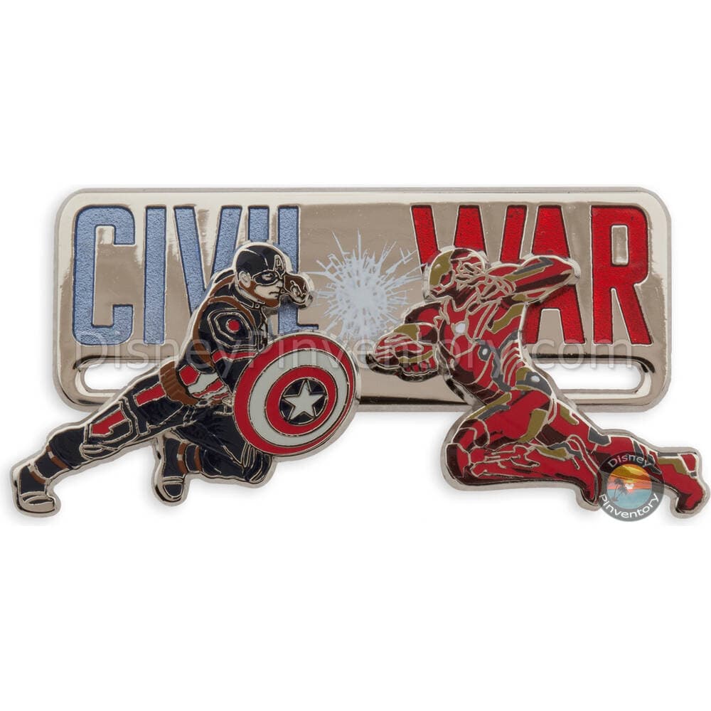 Captain America: Civil War Pin Set - Logo Slider Pin Only - Pin 44596