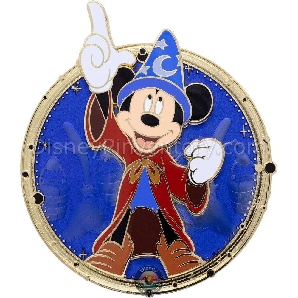 Disney Fantasia Sorcerer Mickey Dial Jumbo Pin - PALM Exclusive - Pin 44610