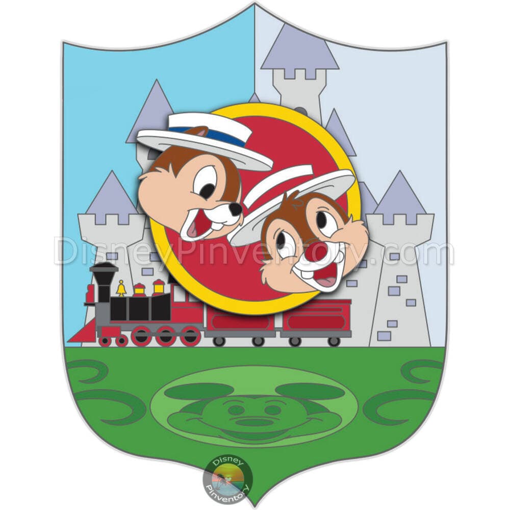Chip & Dale: Main Street, U.S.A. Banner - Niftie Fifties Flashback Pin Event - Pin 44625