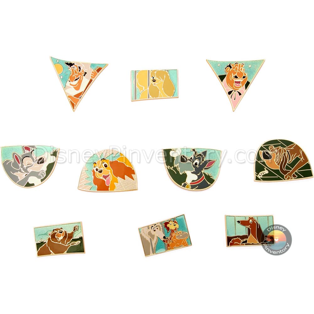 Lady and the Tramp 70th Anniversary Mystery Pin Set - Pin 44647