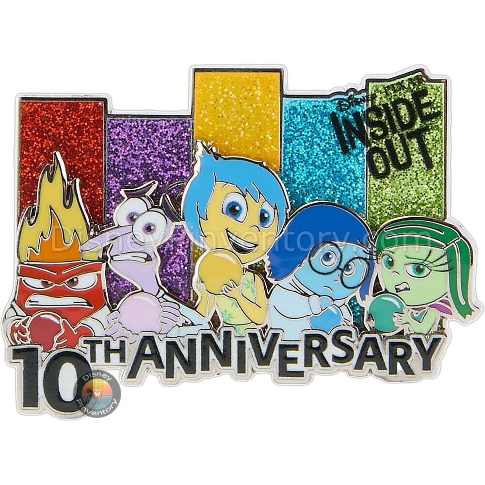 Inside Out 10th Anniversary Pin - Pin 44686