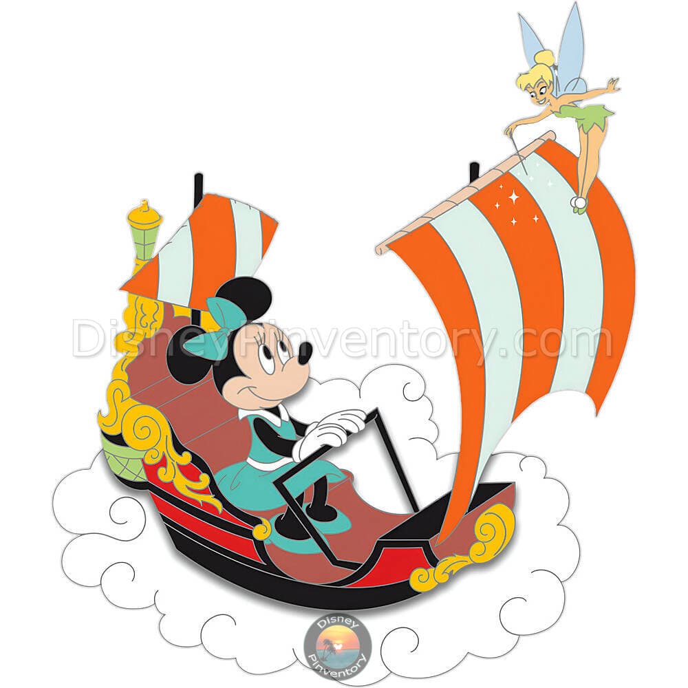 Minnie Mouse: Peter Pan's Flight - Niftie Fifties Flashback Pin Event - Pin 44710