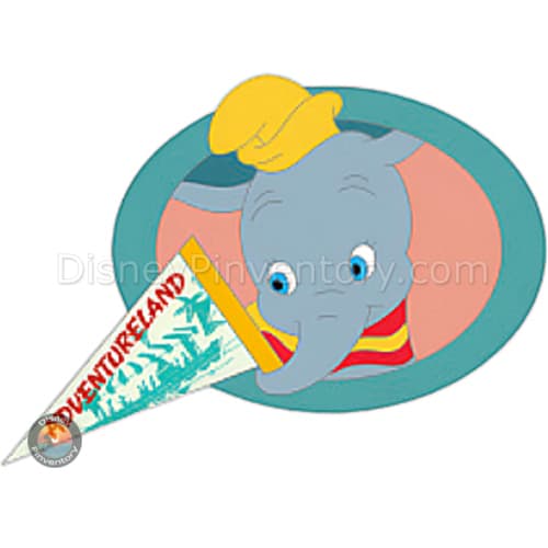 Pennants with Character Mystery Pin Set - Dumbo - Niftie Fifties Flashback Pin Event - Pin 44722