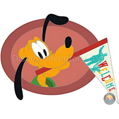 Pennants with Character Mystery Pin Set - Pluto - Niftie Fifties Flashback Pin Event - Pin 44725