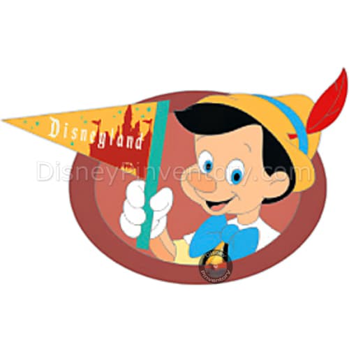 Pennants with Character Mystery Pin Set - Pinocchio - Niftie Fifties Flashback Pin Event - Pin 44727