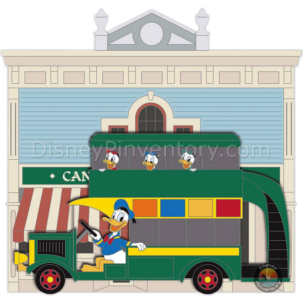 Donald Duck: Candy Palace - Vehicles of Main Street, U.S.A. - Niftie Fifties Flashback Pin Event - Pin 44733