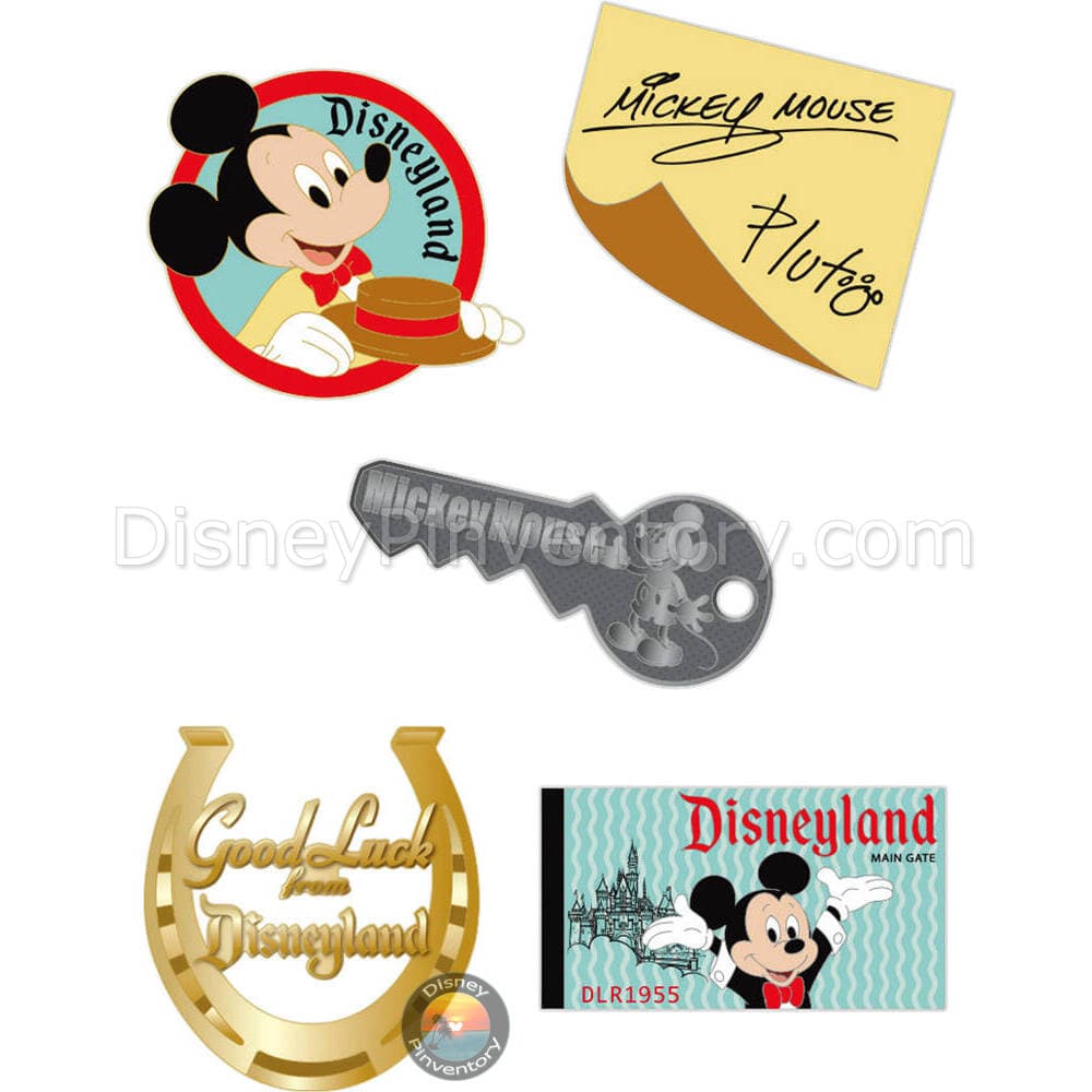 Disneyland Scrap Book Souvenirs Pin Set - Niftie Fifties Flashback Pin Event - Pin 44738