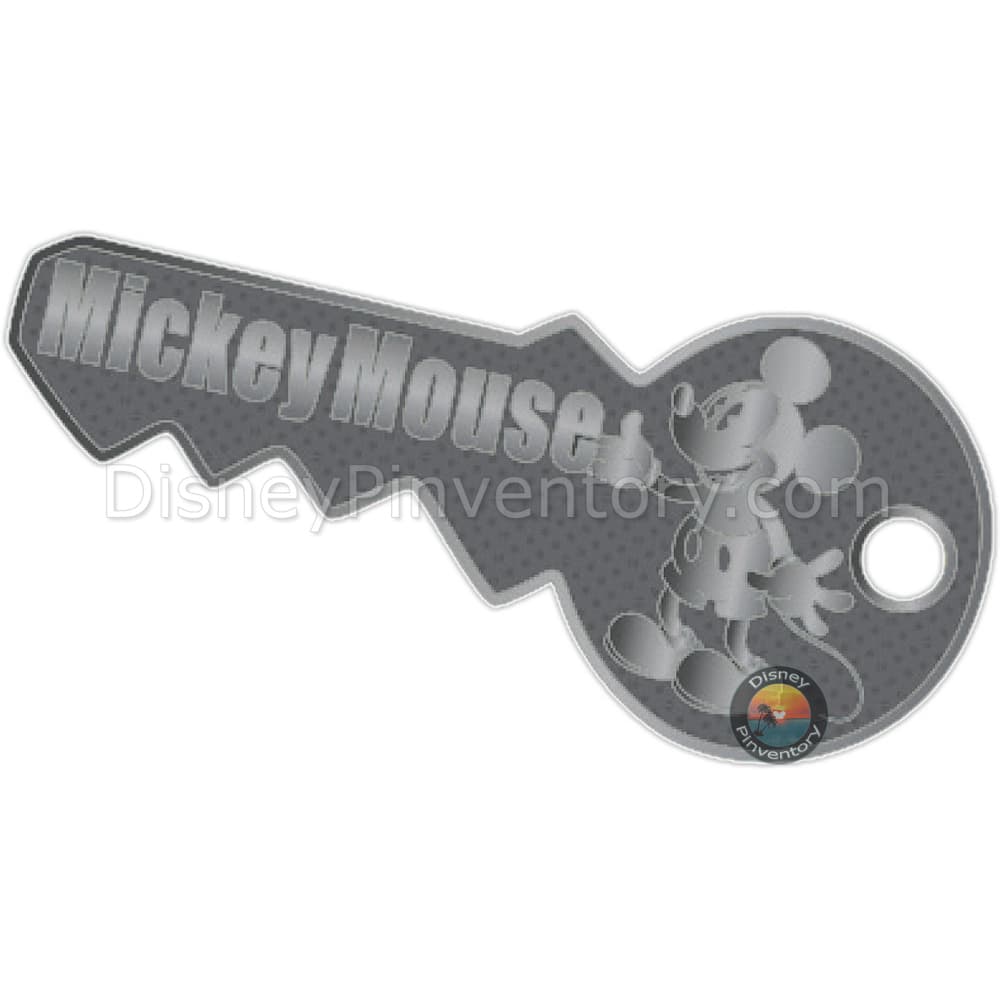 Disneyland Scrap Book Souvenirs Pin Set - Mickey Mouse Key - Niftie Fifties Flashback Pin Event - Pin 44743