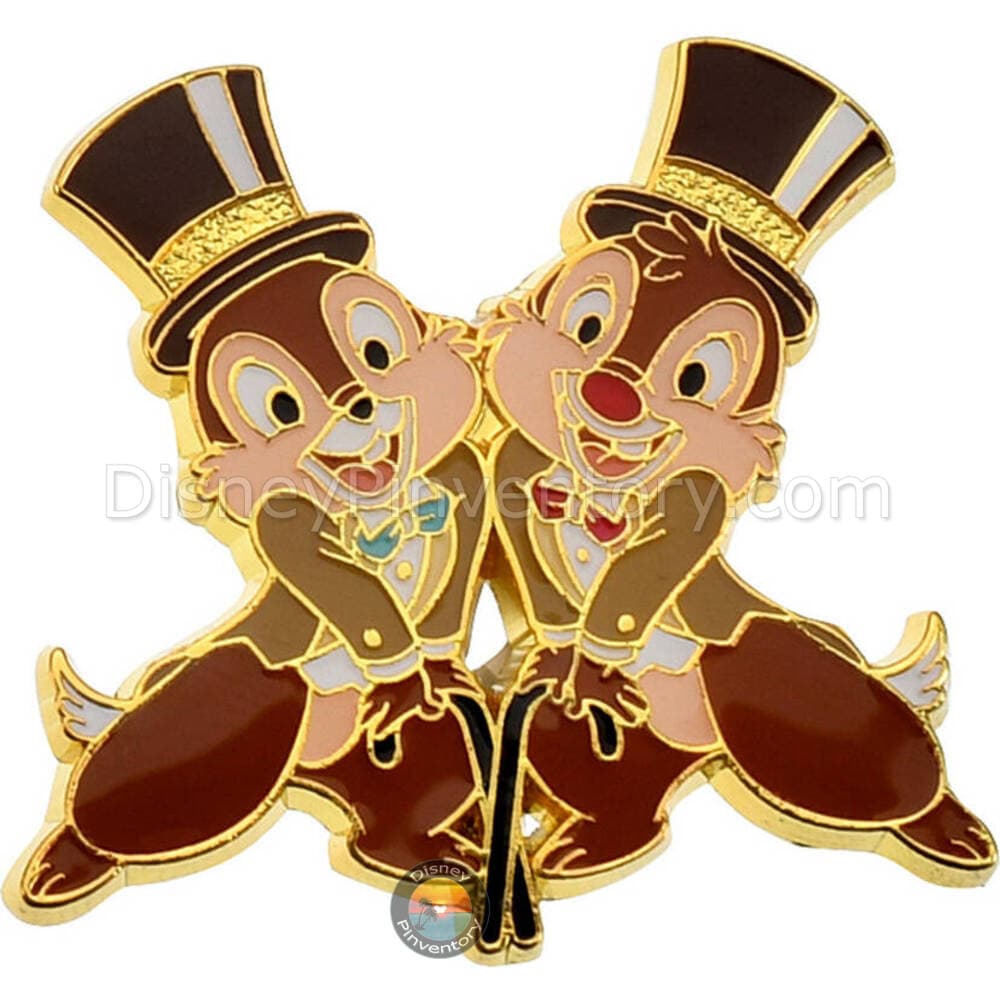 Tokyo Disney Resort Store 25th Anniversary Framed Pin Set - Chip & Dale Pin Only - Pin 44772