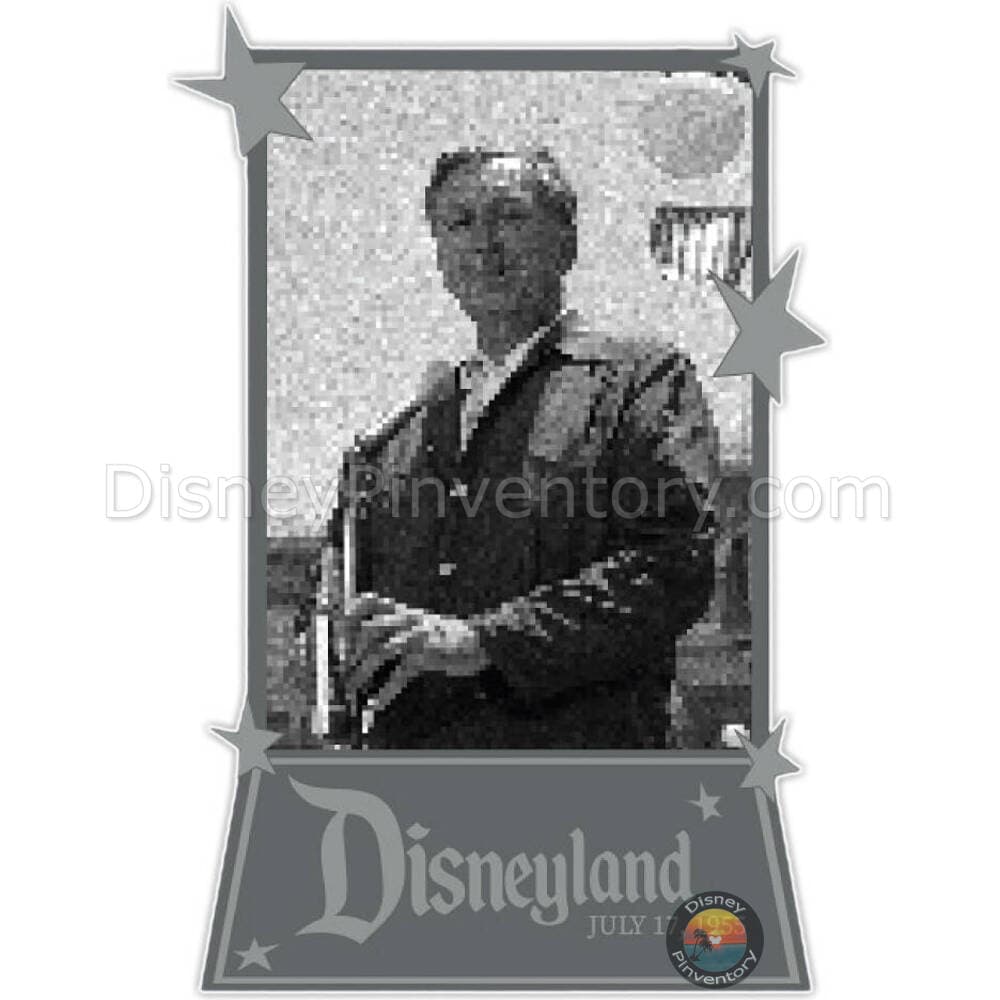 Disneyland Memorabilia - Opening Day Inspired Souvenir Frame Pin Set - Walt Disney - Niftie Fifties Flashback Pin Event - Pin 44859
