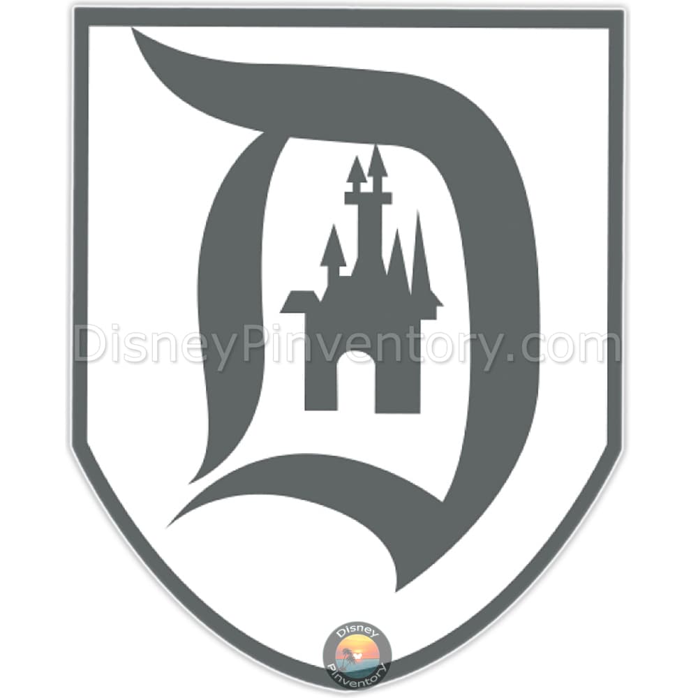 Disneyland Memorabilia - Opening Day Inspired Souvenir Frame Pin Set - Disneyland Crest - Niftie Fifties Flashback Pin Event - Pin 44861