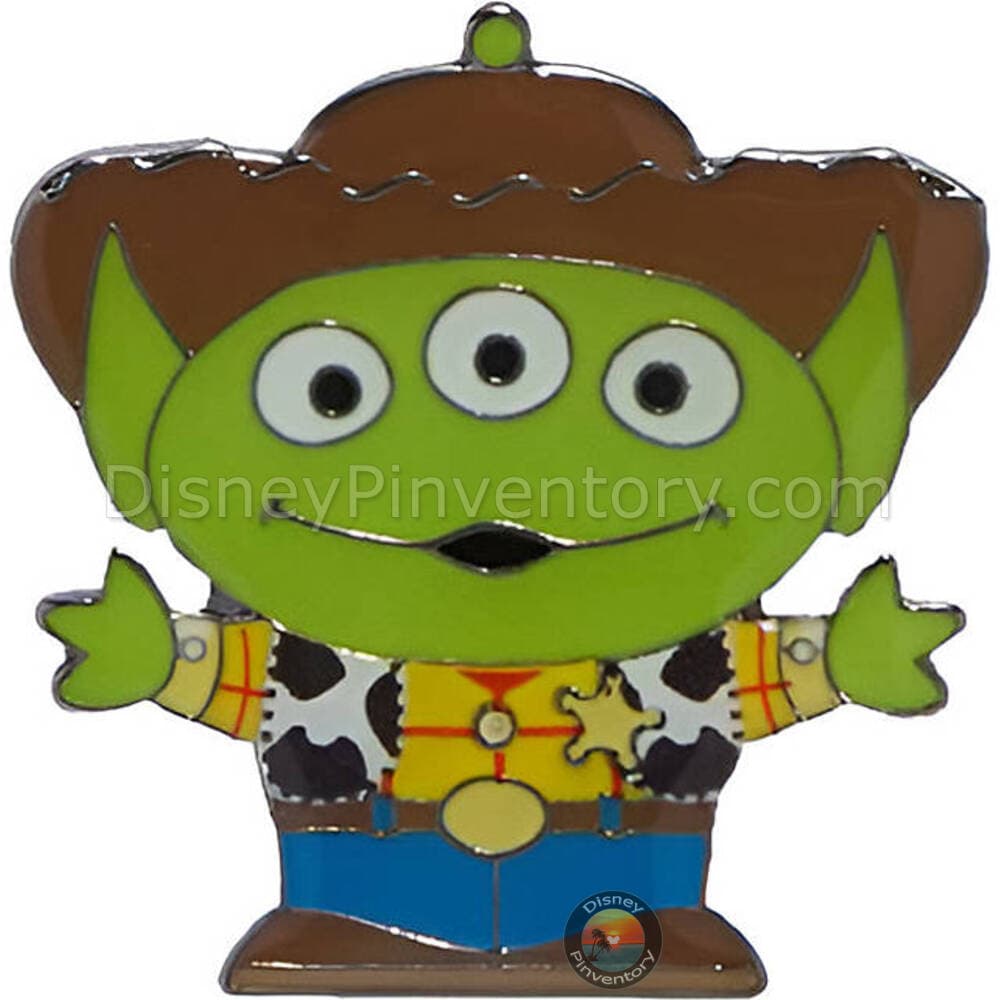 Loungefly Disney Pixar Toy Story Little Green Alien Dress Up Series 2 Blind Box Pin Set - Woody - BoxLunch Exclusive - Pin 44886