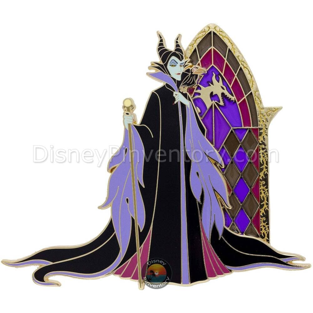Disney Stained Glass Series - Maleficent Jumbo Pin - PALM Exclusive - Pin 44913