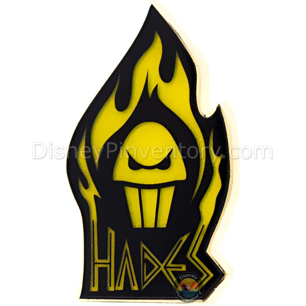 Disney Villains Black and Gold Series Mystery Pin Set - Hades - PALM Exclusive - Pin 44941