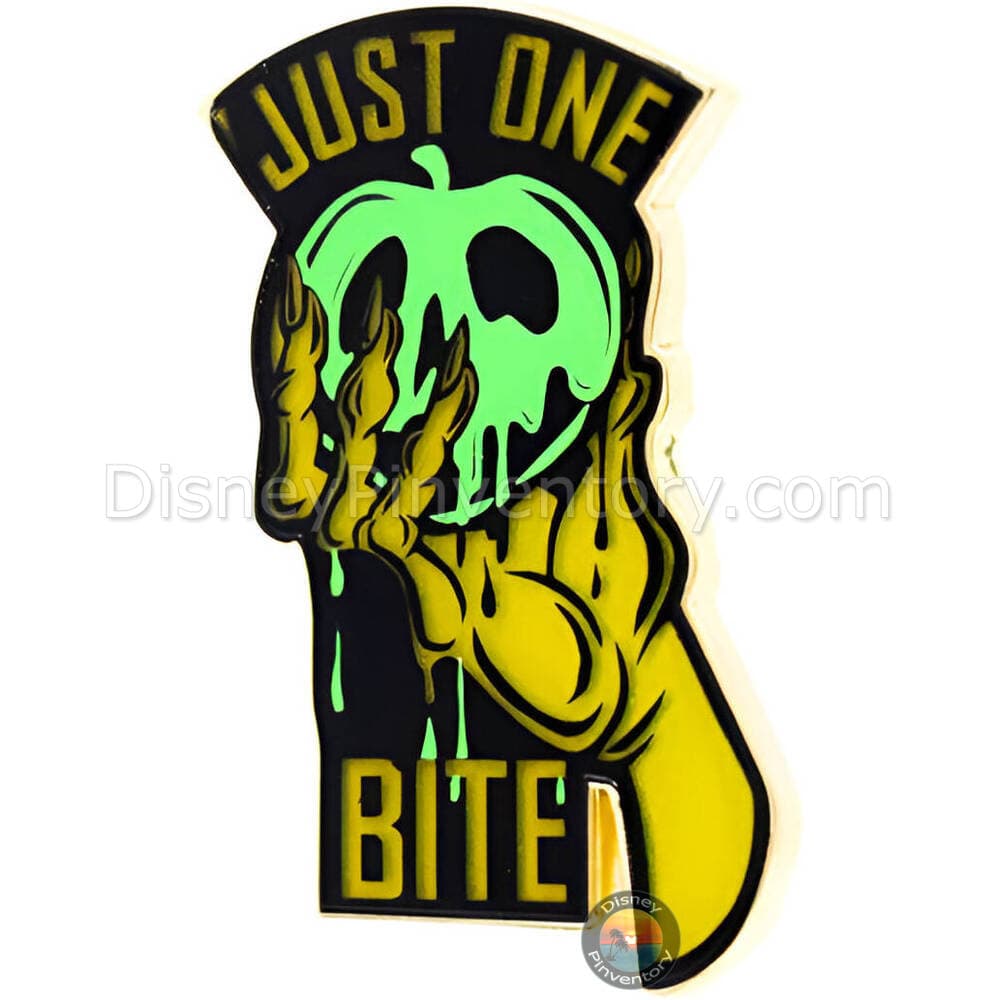 Disney Villains Black and Gold Series Mystery Pin Set - Poison Apple Chaser - PALM Exclusive - Pin 44944