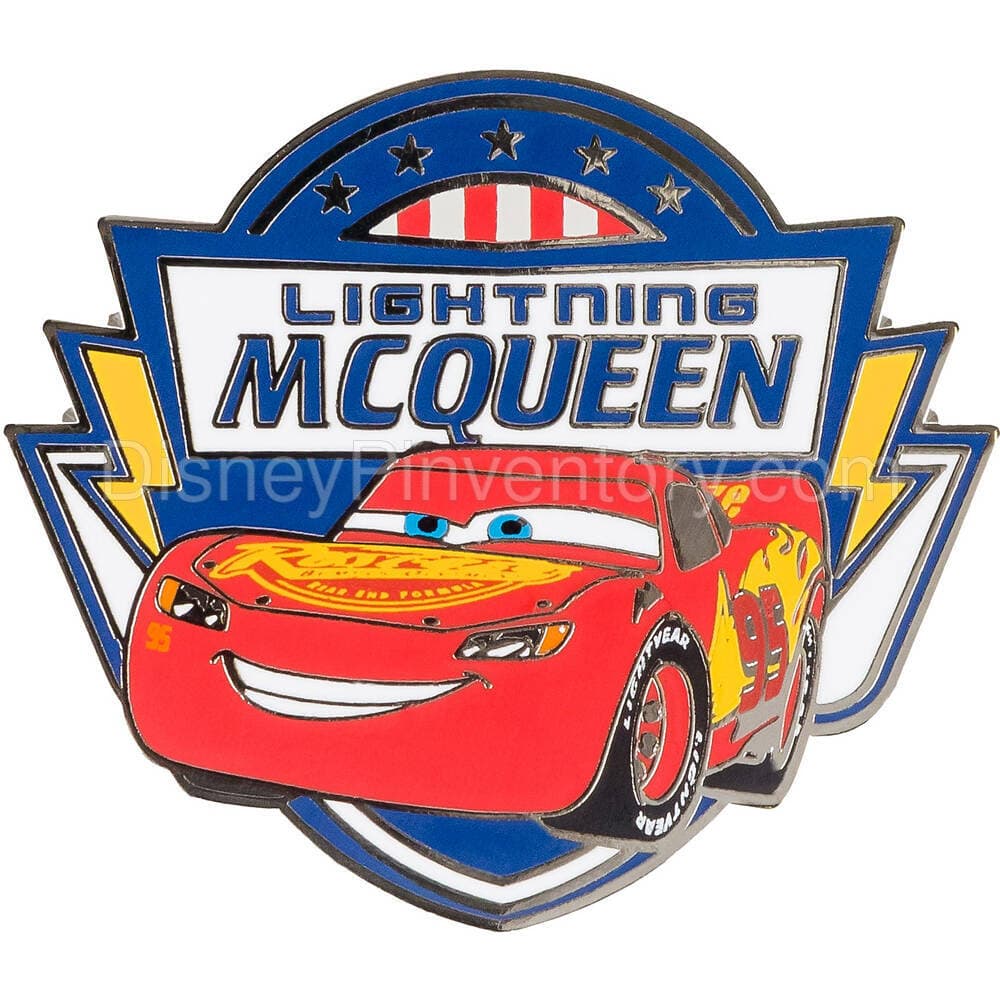 Disneyland Paris Lightning McQueen Favourite Heroes Pin - Pin 45003