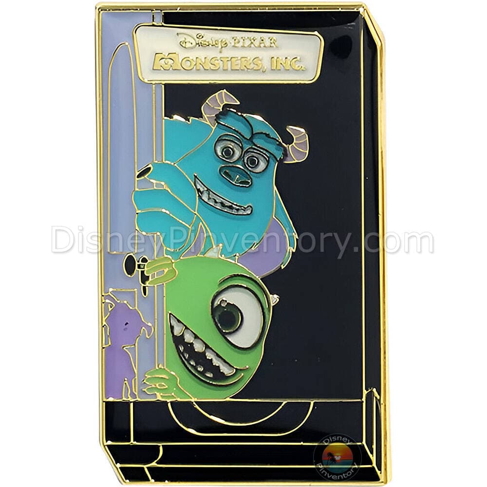 Loungefly Disney Pixar VHS Covers Blind Box Pin Set - Monsters, Inc. - BoxLunch Exclusive - Pin 45022
