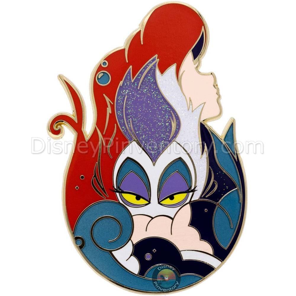 Disney Princess/Villains Jumbo 3" Mystery Pins - Ariel & Ursula - PALM Exclusive - Pin 45037