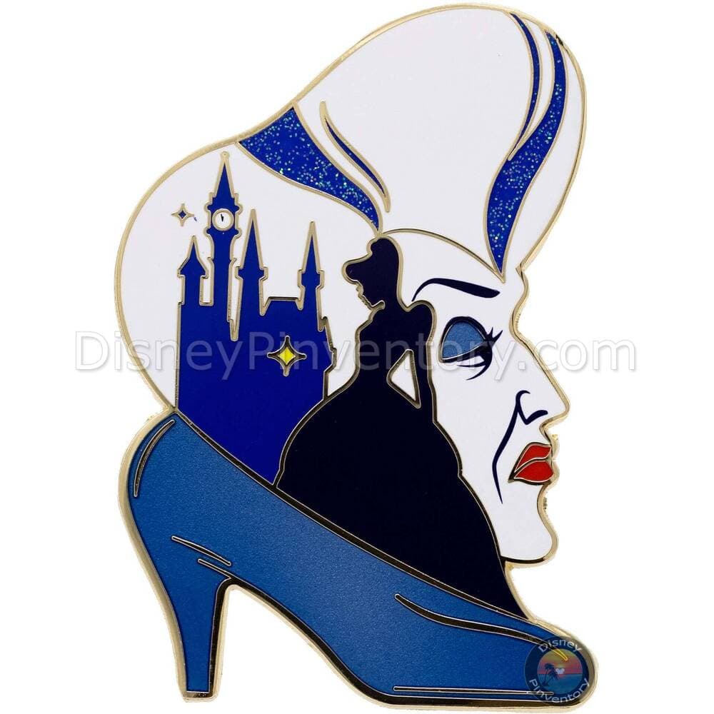 Disney Princess/Villains Jumbo 3" Mystery Pins - Cinderella & Lady Tremaine - PALM Exclusive - Pin 45038