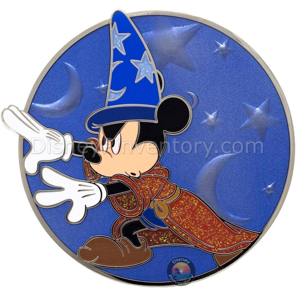 Disney Fantasia Sorcerer Mickey Expressions 3" Jumbo Pin - PALM Exclusive - Pin 45040