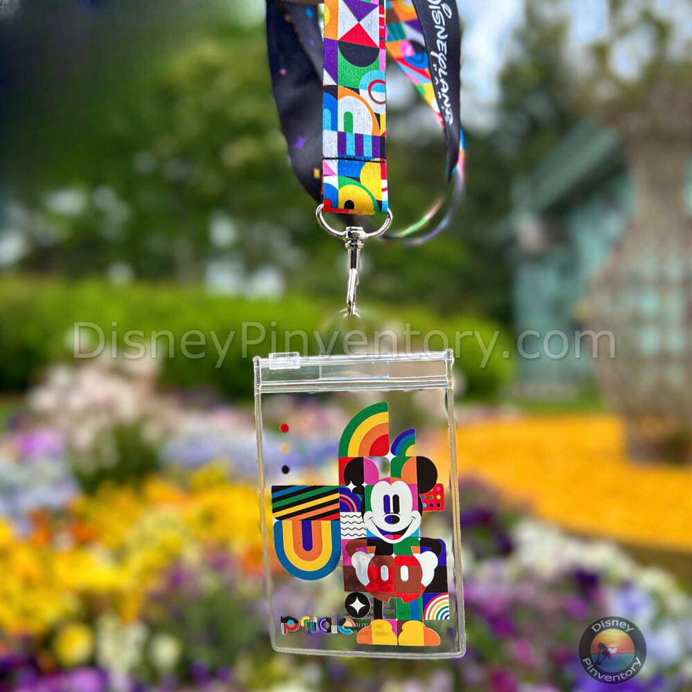 Disneyland Paris Pride Lanyard & Pouch 2025 - Pin 45079
