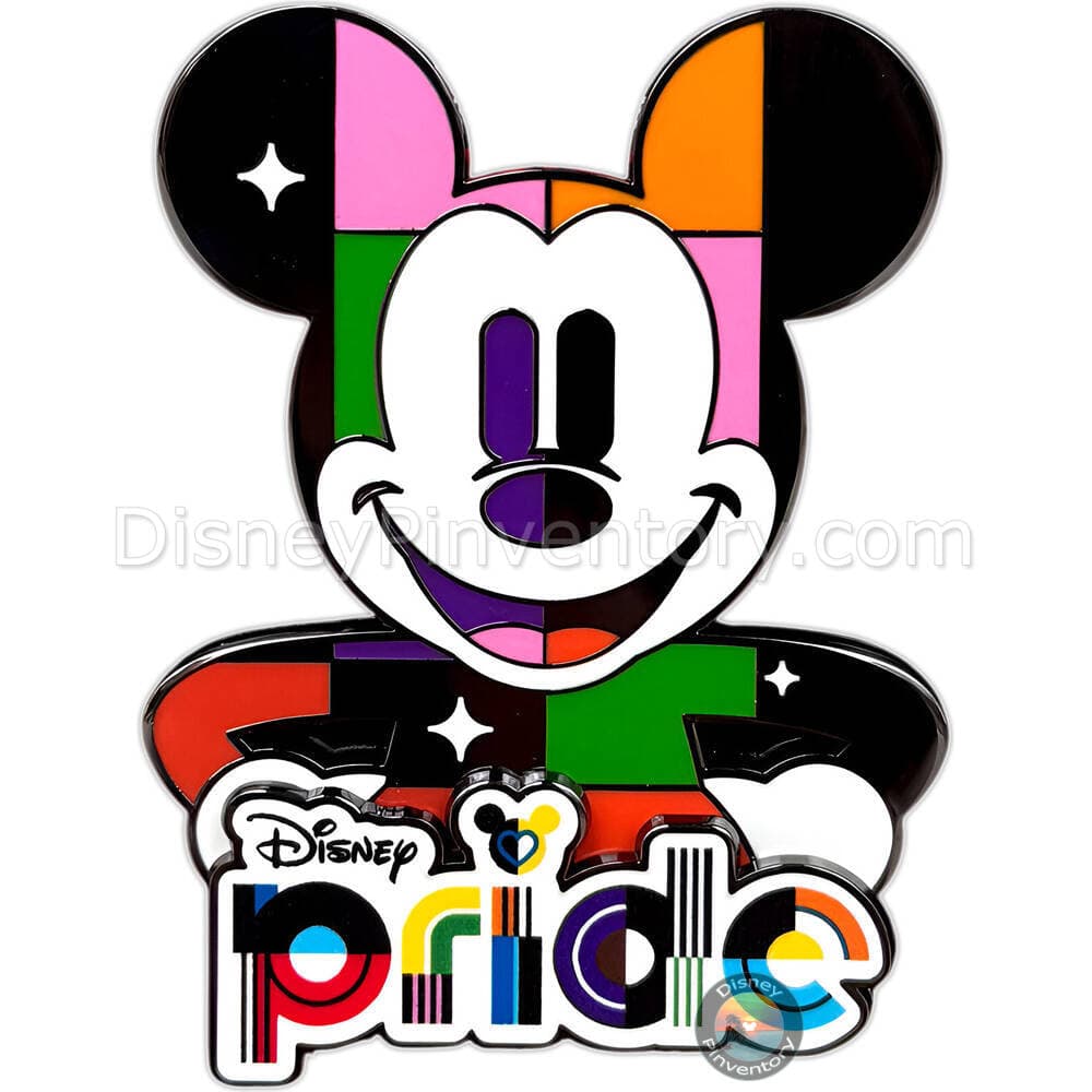 Disneyland Paris Mickey Mouse Pride 2025 Pin - Pin 45081