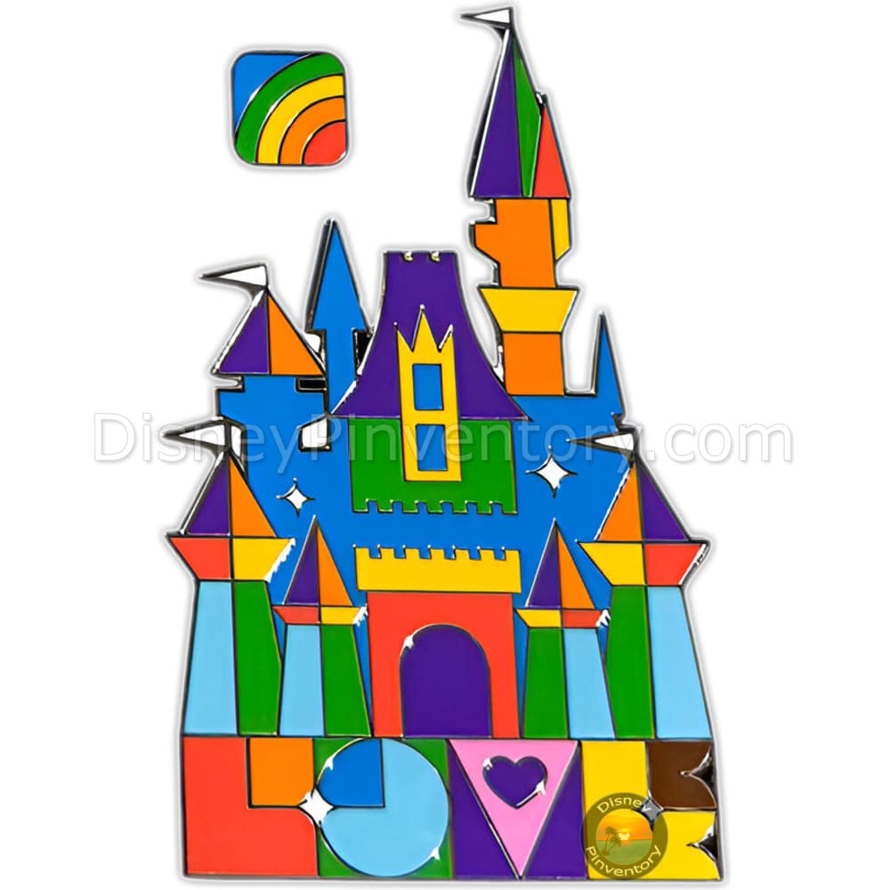 Disneyland Paris Jumbo Castle Pride 2025 Pin Set - Pin 45082