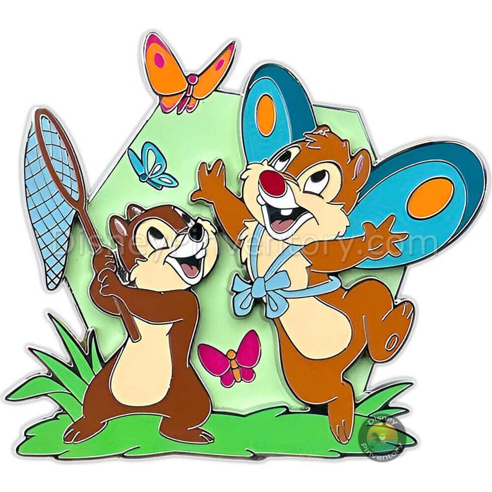 Disneyland Paris - Chip & Dale Butterfly Pin Pin - Pin 45090