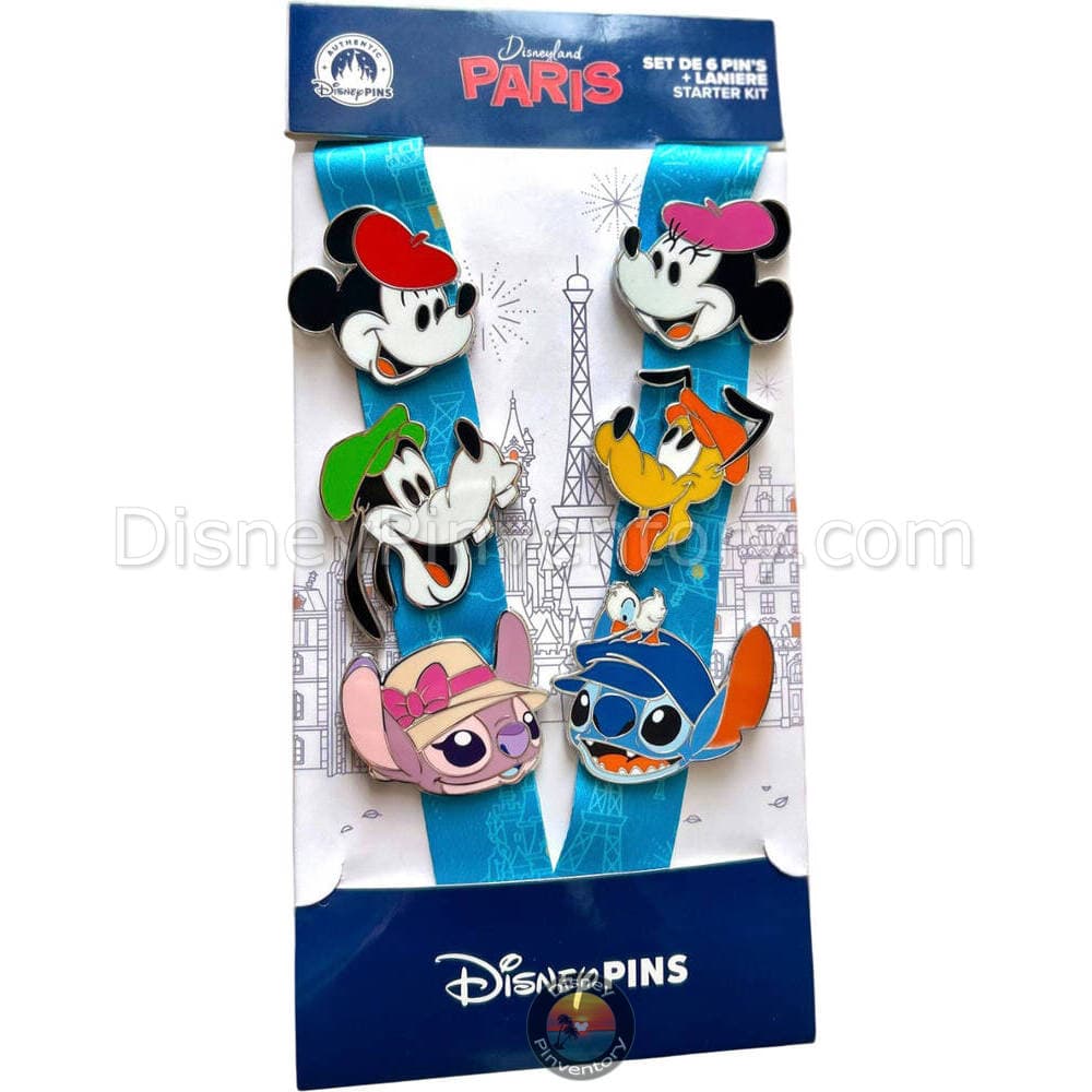 Disneyland Paris Mickey & Friends  Pin Trading Starter Set - Pin 45092
