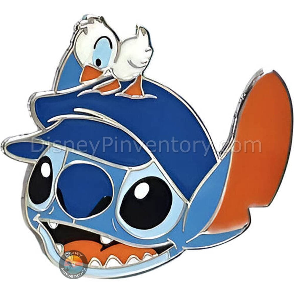 Disneyland Paris Mickey & Friends Pin Trading Starter Set - Stitch with Duckling - Pin 45098