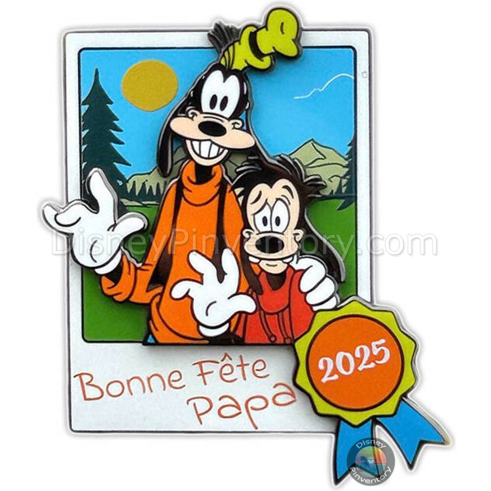 Disneyland Paris Father's Day 2025 Pin - Goofy & Max - Pin 45100