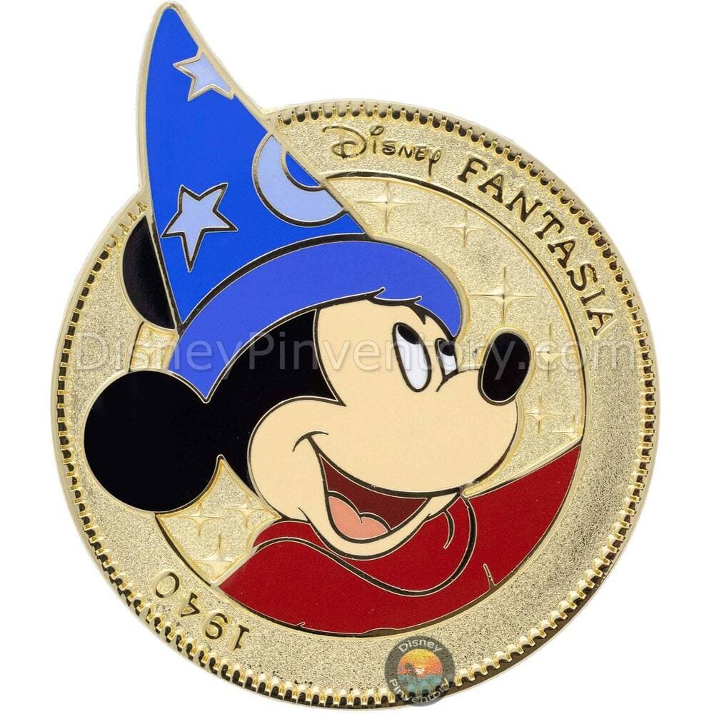 Disney Fantasia Sorcerer Mickey Coin Pin - PALM Exclusive - Pin 45135
